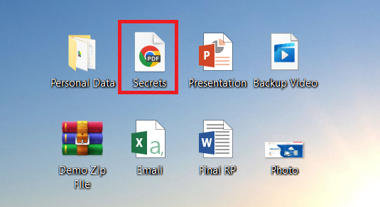 PDF File to lock from your PC in Pendrive USB Secure