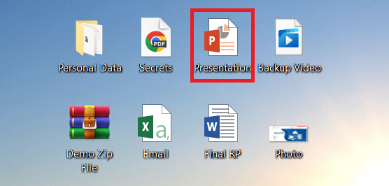 PPT File to lock from your PC in Pendrive USB Secure