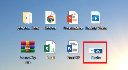 Photo File to lock from your PC in Pendrive USB Secure