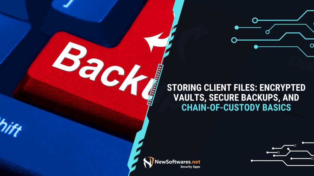 Storing Client Files: Encrypted Vaults, Secure Backups, And Chain-Of-Custody Basics