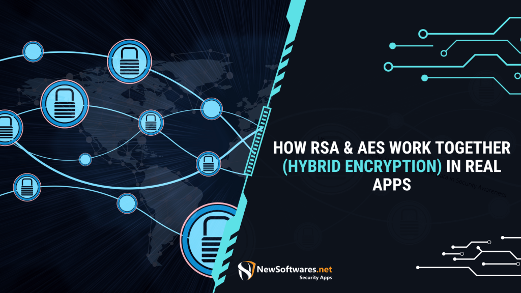 How RSA & AES Work Together (Hybrid Encryption) in Real Apps