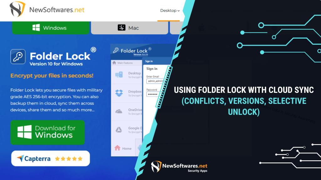 Using Folder Lock with Cloud Sync