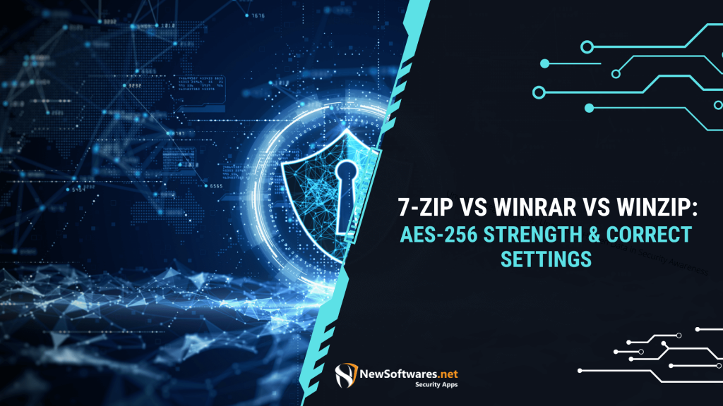 7 Zip vs WinRAR vs WinZip AES 256 Strength & Correct Settings