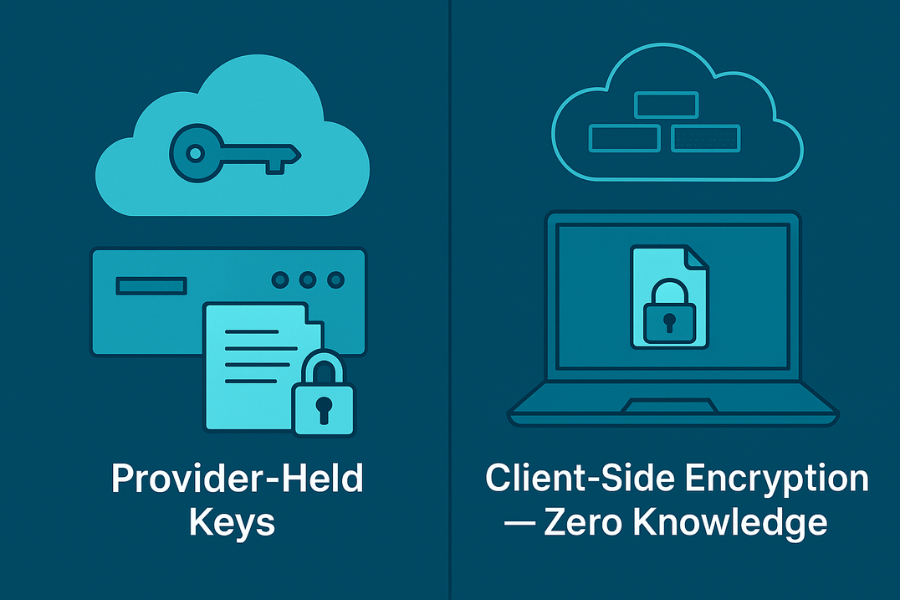 At Rest Encryption vs Zero Knowledge Encryption True Zero Knowledge with Client Side Encryption