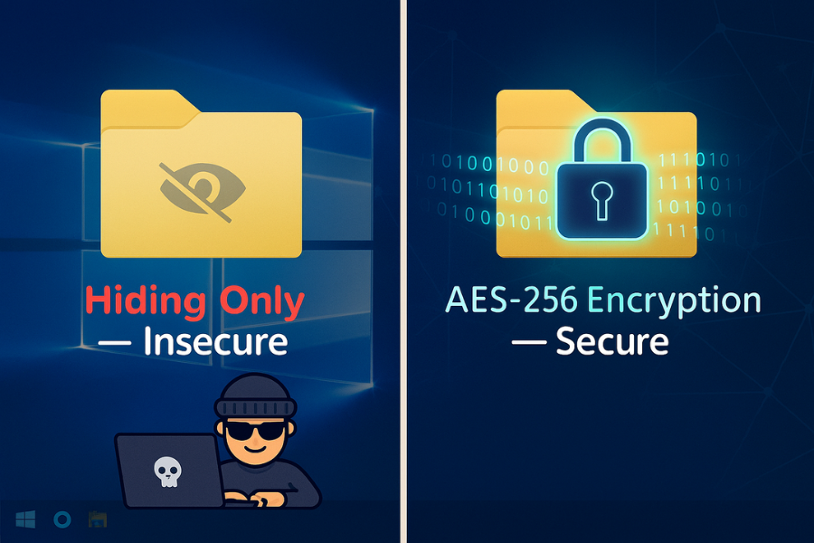 Hiding and Encrypting Files