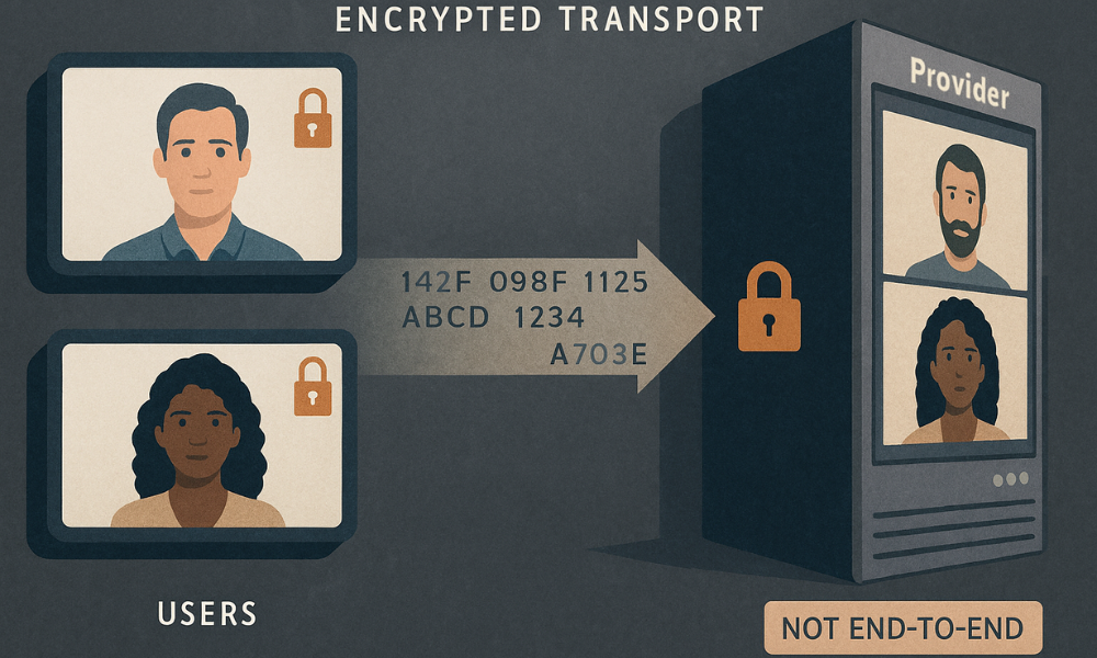 Danger of Opacity When Encryption Is Not E2EE
