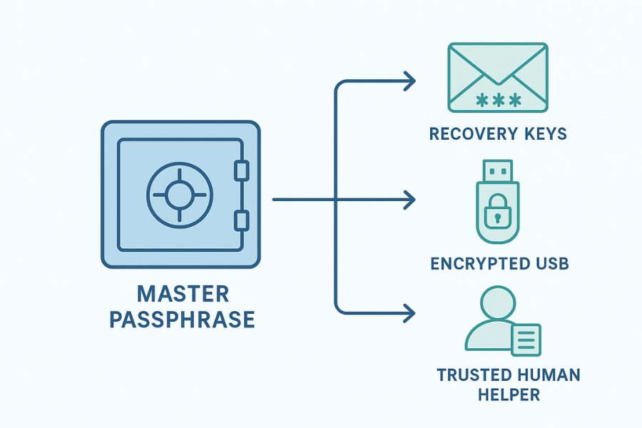 One Master, Two Offline Copies, One Helper