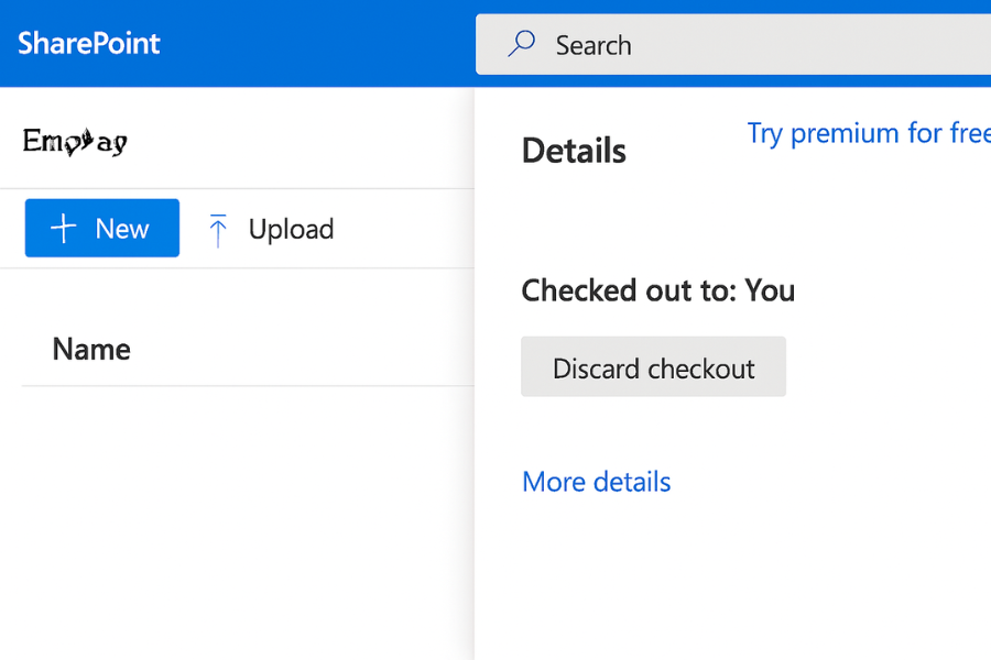 SharePoint Checkout & Discard Checkout