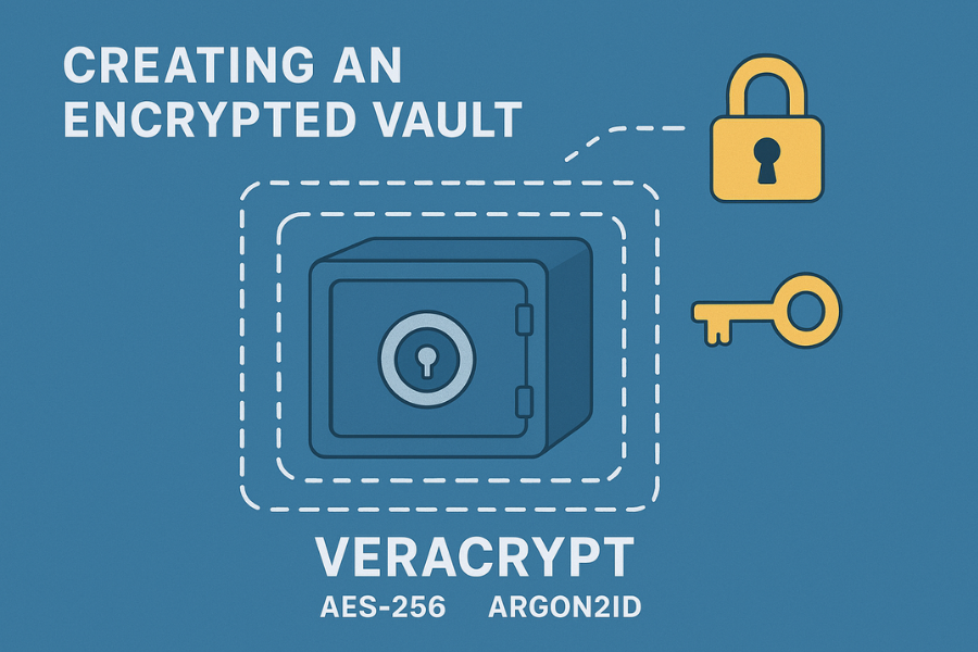 Encrypted Data Vault VeraCrypt