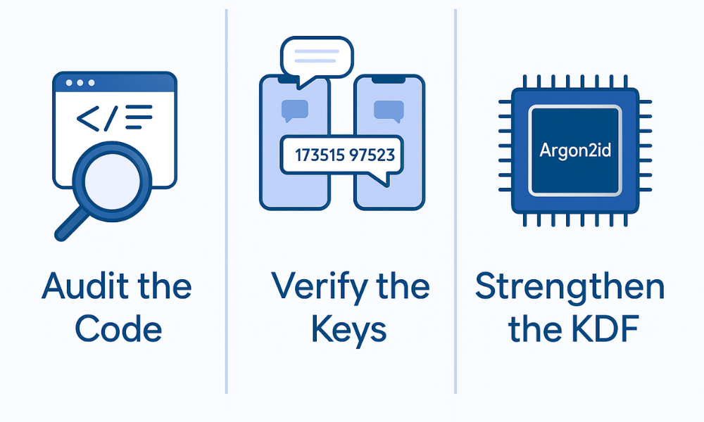 Three Verifiable Trust Pillars