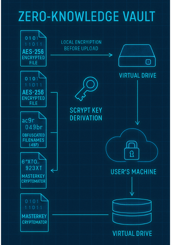 ZKE Technical Architecture ZKE Hides Metadata