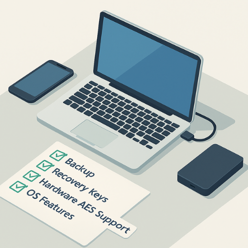 Device Checklist Before Enabling Encryption Prerequisites and Safety Checklist
