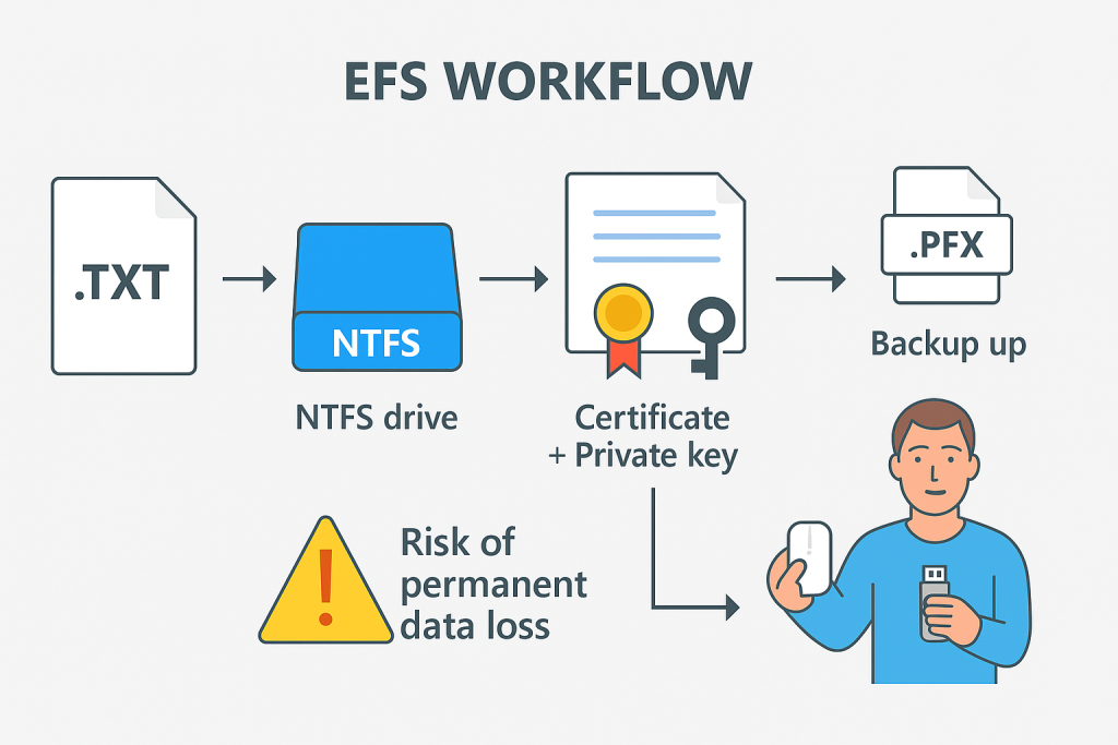 Backing Up Your EFS Private Key