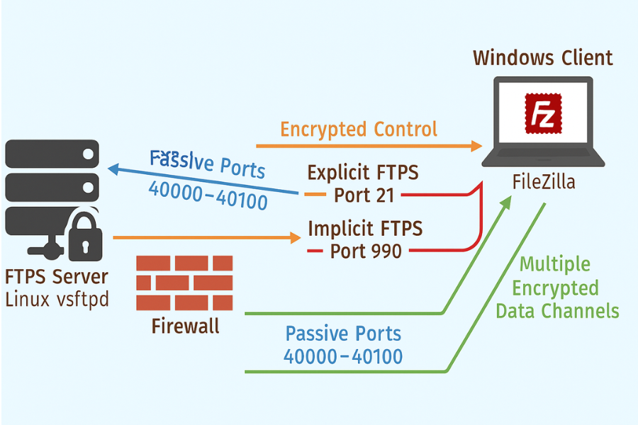 FTPS Setup Workflow