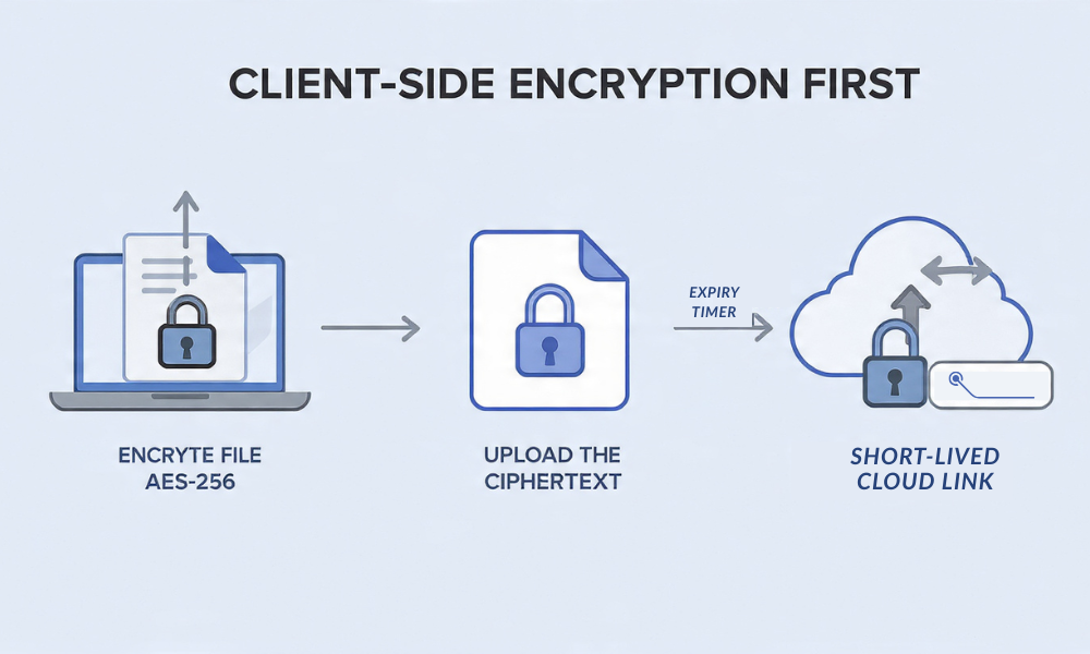 Password Protecting Shared Cloud Links Add Encryption First