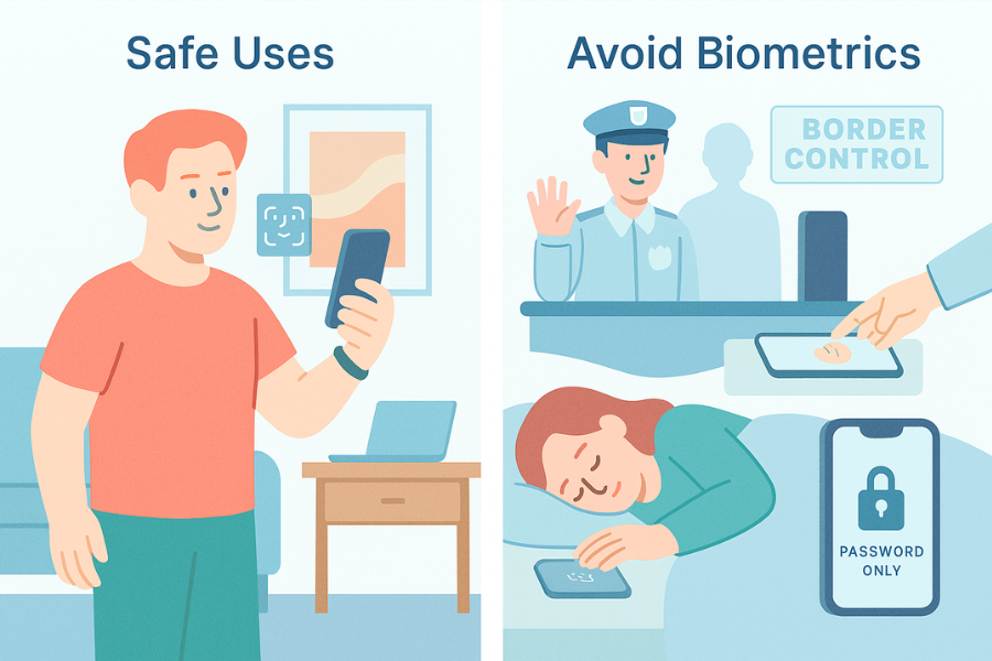 Safe uses vs times to avoid biometrics Say Yes And No To Biometric