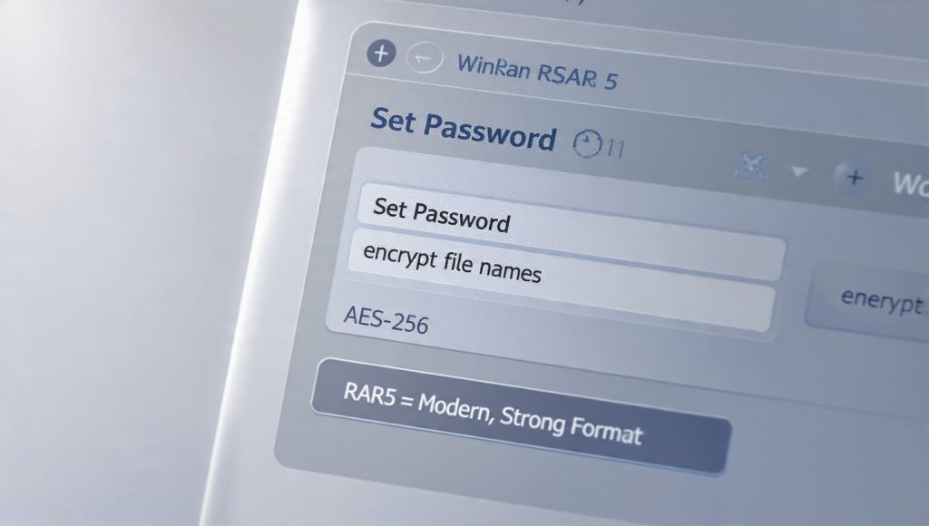 Securing Files with WinRAR