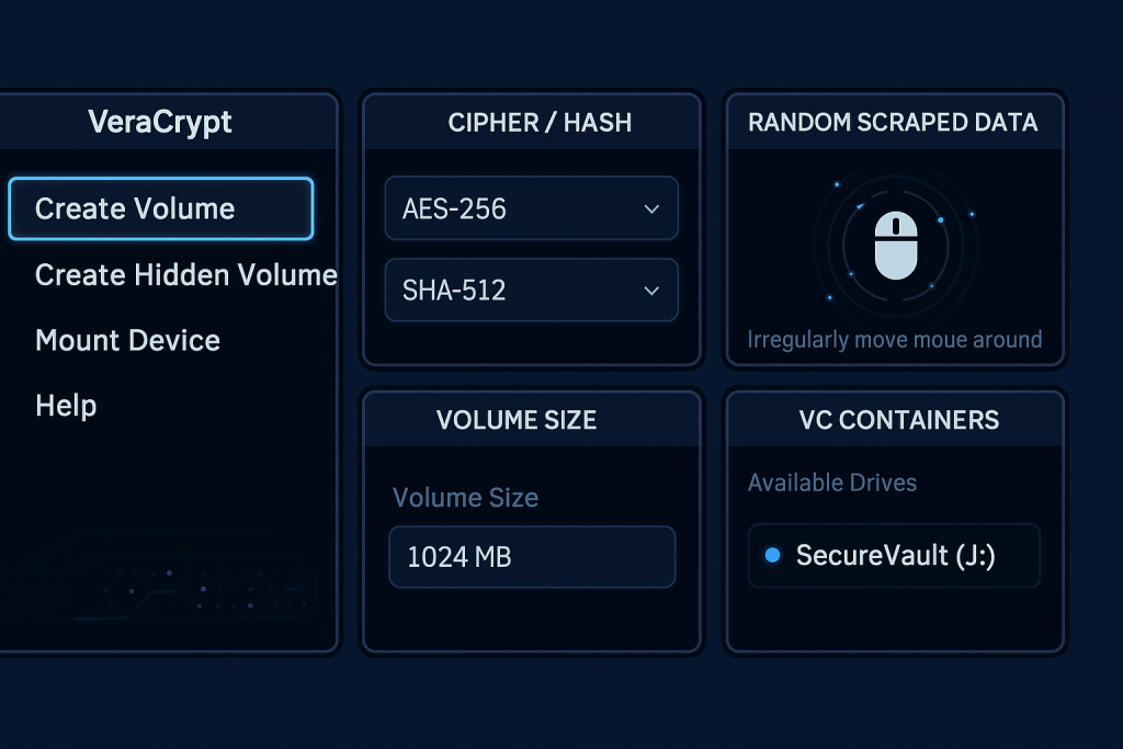 VeraCrypt Container Encryption