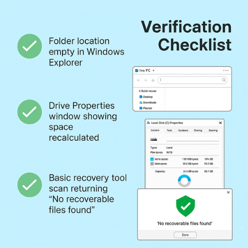 Verification Checklist After Shredding