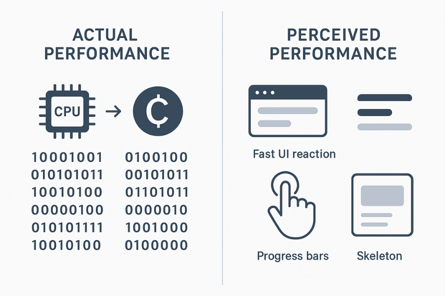 Actual performance Perceived performance