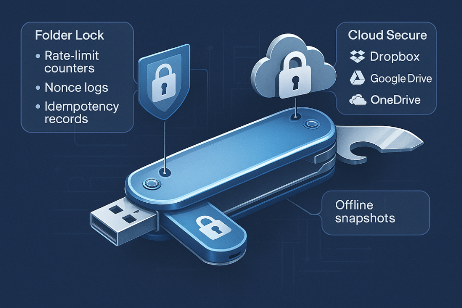 Logs Encrypted With NewSoftwares Tools Encrypted Storage With NewSoftwares Tools
