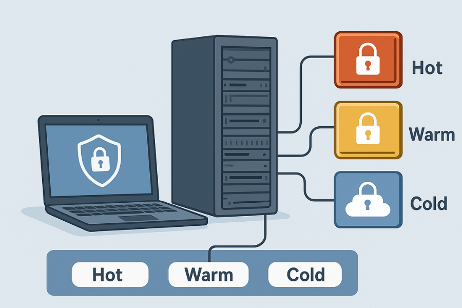 ENCRYPTED HOT–COLD STORAGE