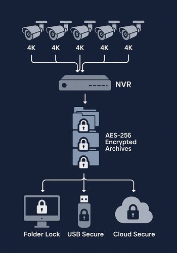 4K CCTV, storage planning