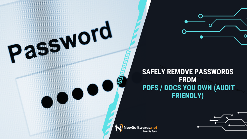 Safely Remove Passwords from PDFs Docs