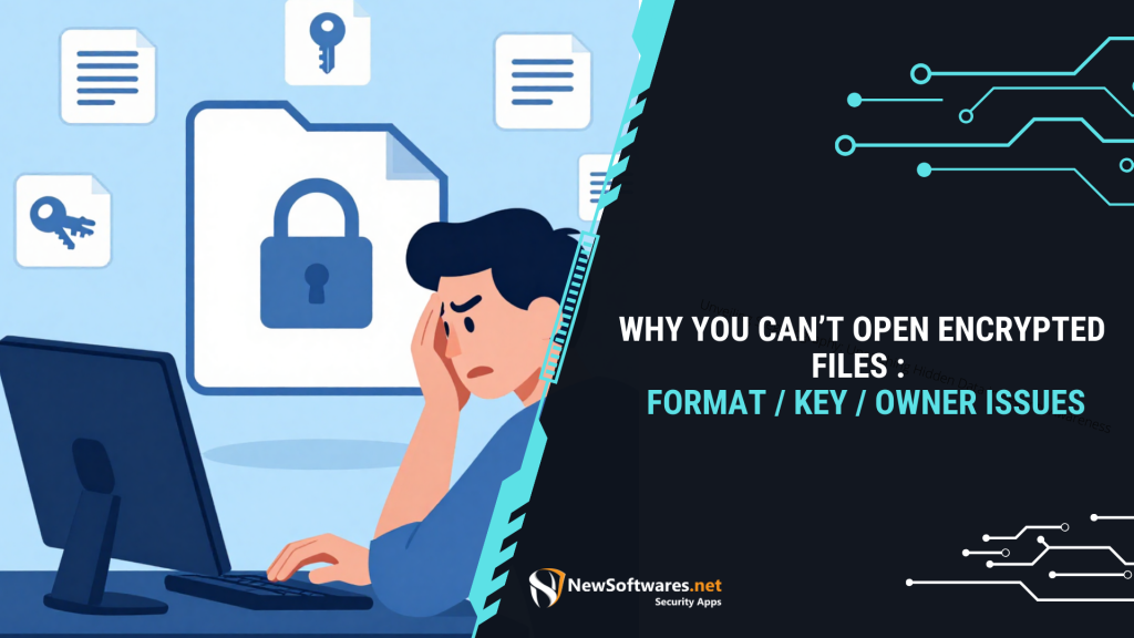 Can’t Open Encrypted Files Format Key Owner Issues