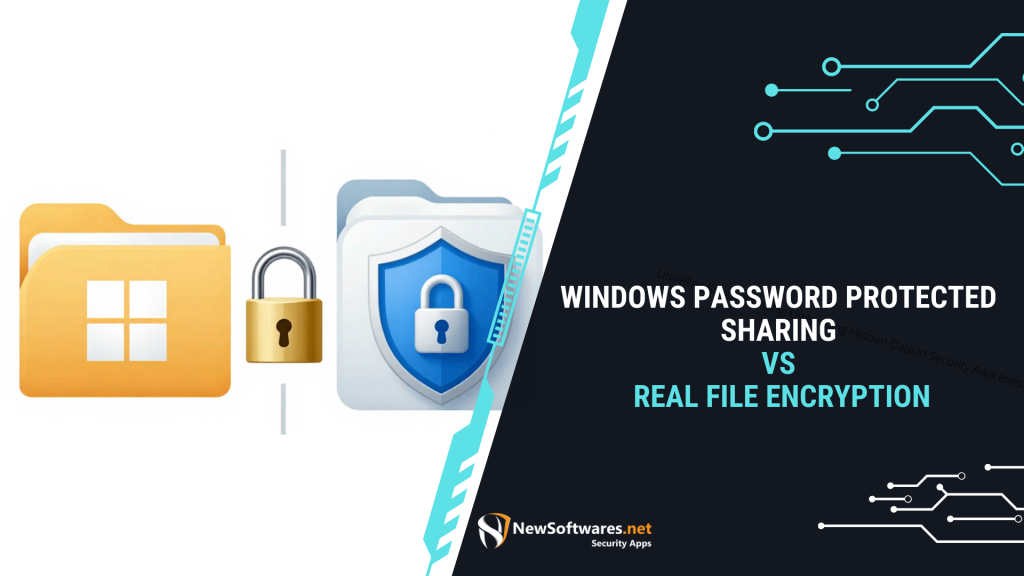 Windows Password Protected Sharing vs Real File Encryption