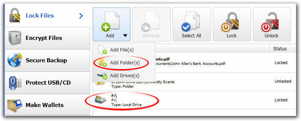 lock-files-list-screen-with-drive-menu