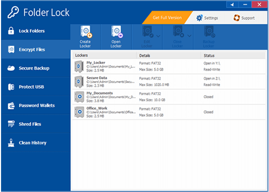 Folder Lock - File Lock And Encryption Software - Free Download