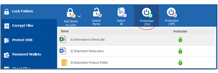 Lock folder pretention on Lock folder pretention on