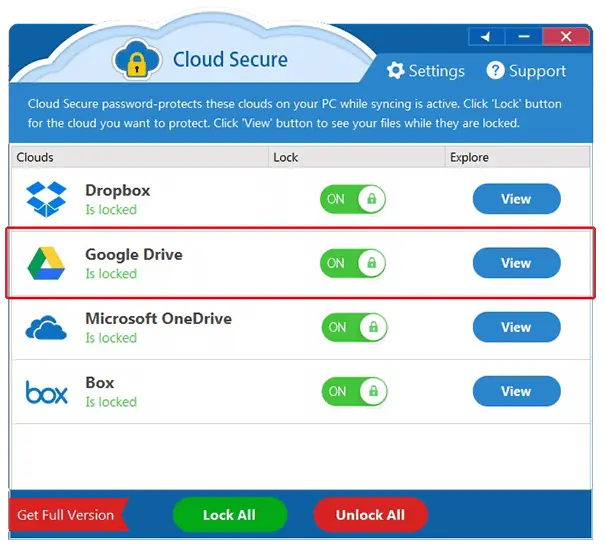 cloud secure google drive