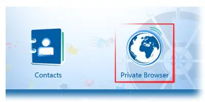 private browser main features android