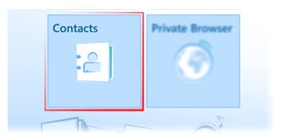 private contacts feature private contacts main feature