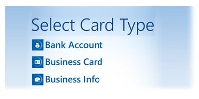 secure wallet cards select card type