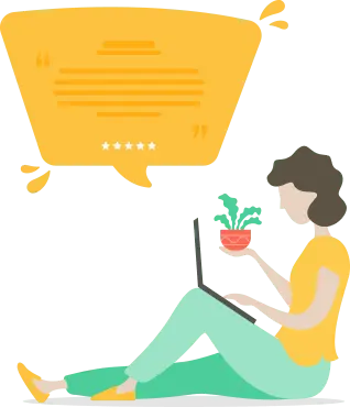 vector testimonial