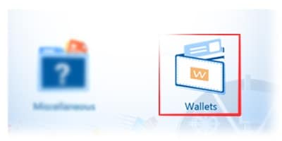 folder lock wallet wallet main features android