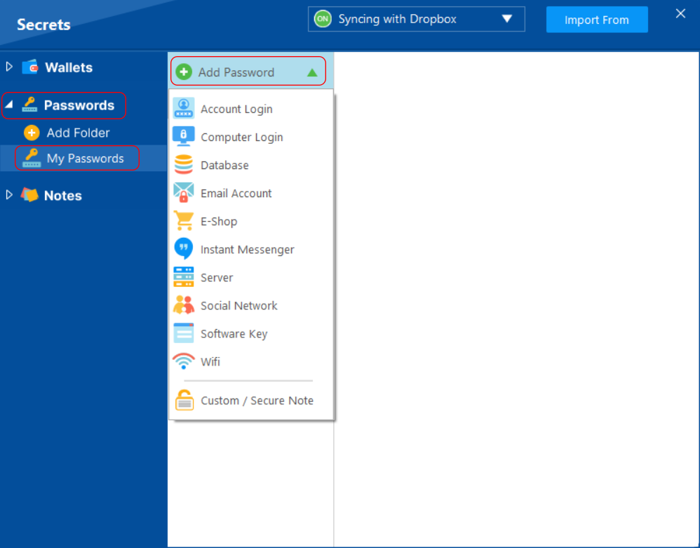 secrets feature my passwords folder lock 10 secrets feature